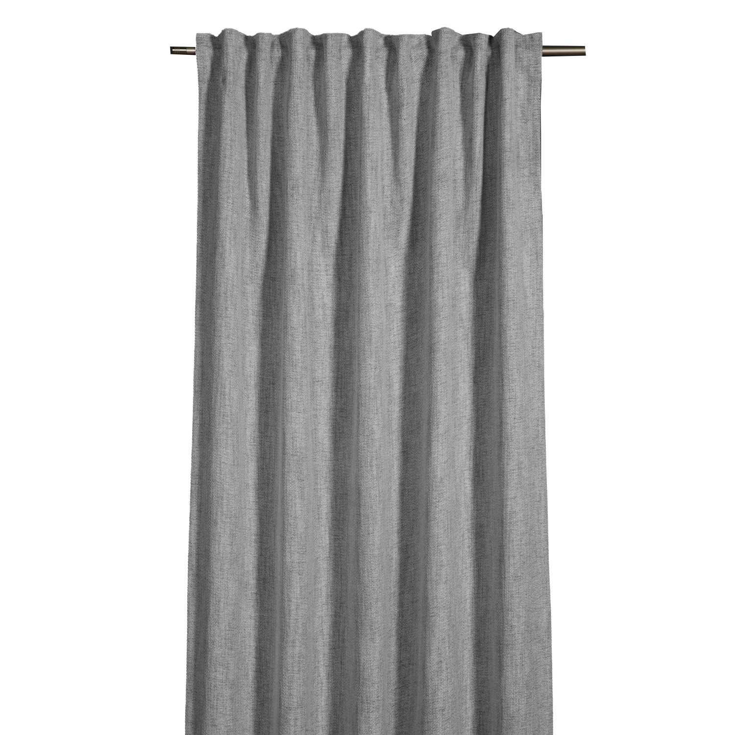 E-shop Sehlbach Záves so skrytými pútkami, blackout, strieborne sivý, 175 x 130 cm