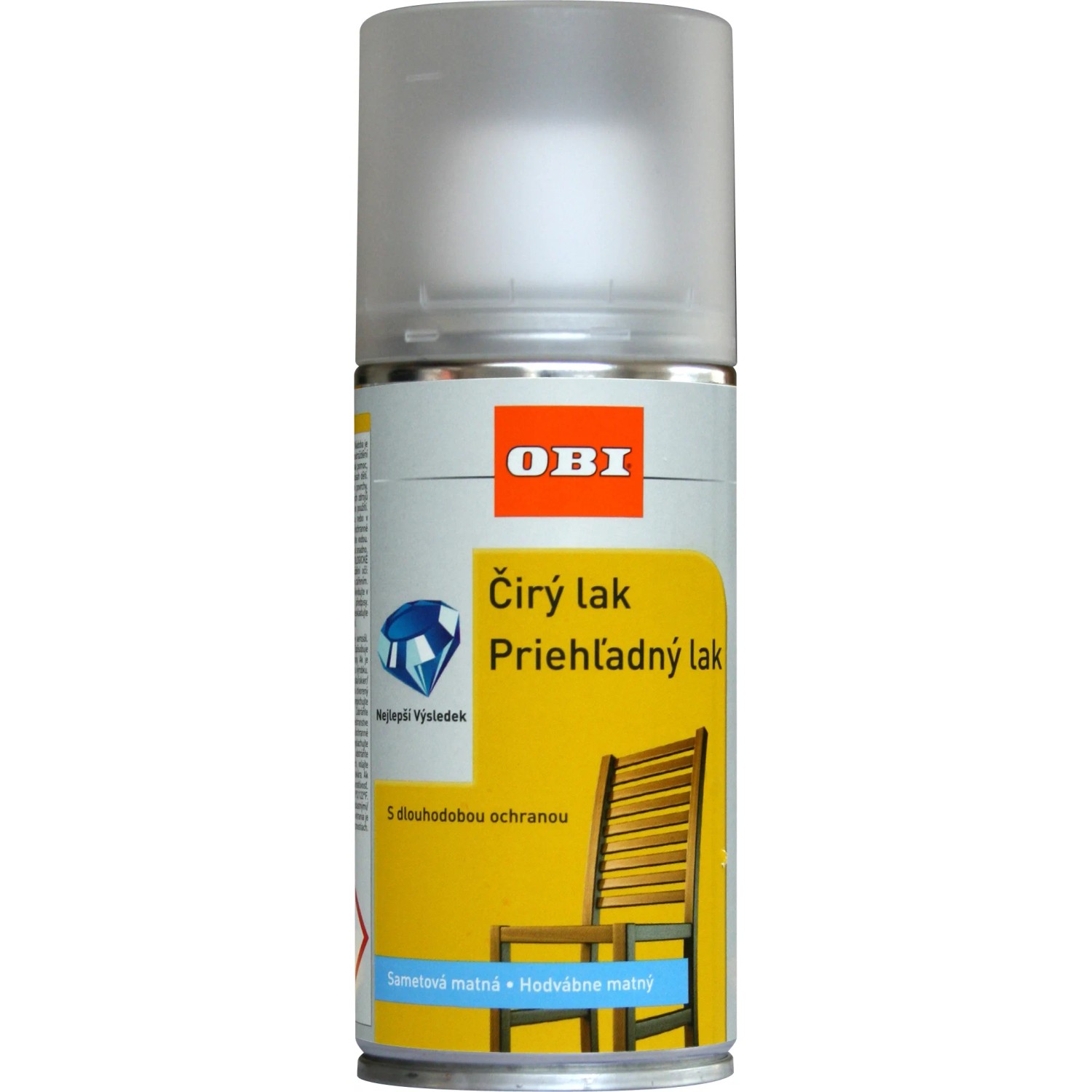 E-shop OBI Farba v spreji polomatná bezfarebná 150 ml