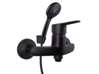 Rubineta Sprchová batéria Uno-12/K nástenná, čierna