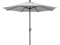 SCHNEIDER Slnečník Harlem striebornosivý pr. 270 cm