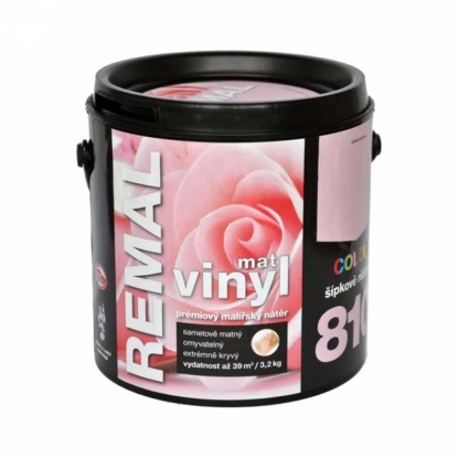 REMAL Vinyl COLOR Mat Prémiový maliarsky náter 810 šípkovo ružová 3,2 kg
