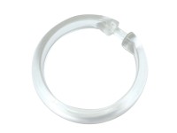 Gardinia krúžky otvorené transparentné, 10 ks