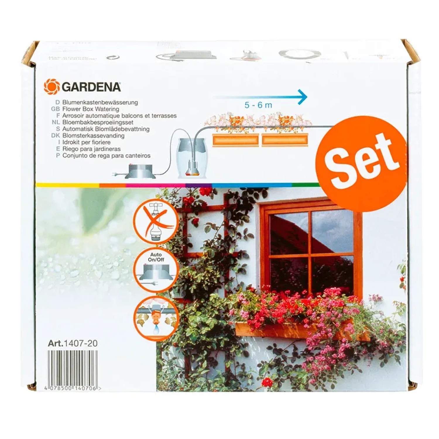 E-shop GARDENA Automatické zavlažovanie kvetinových truhlíkov
