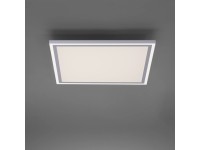 Just Light. Stropné LED svietidlo Edging, 2700-5000K, biela, 46,4 x 46,4 cm