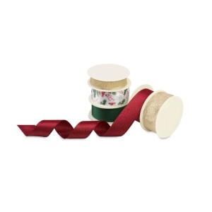Ditipo Látková stuha Christmas Rosehip rôzne druhy 25 mm x 3m/15 mm x 3m, 1 ks