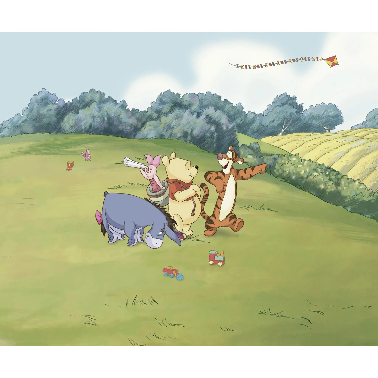 E-shop Komar Vliesová fototapeta Disney Winnie Pooh Adventure 300 x 250 cm