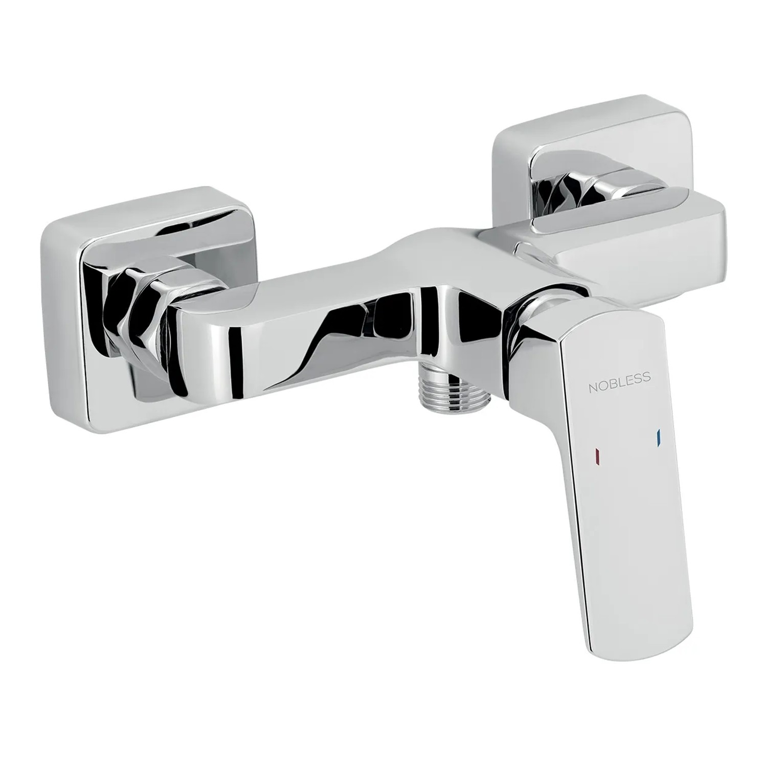 E-shop Nobless EGO Nástenná sprch. batéria 43061/1,0 bez prísl., chróm, rozstup 150 mm
