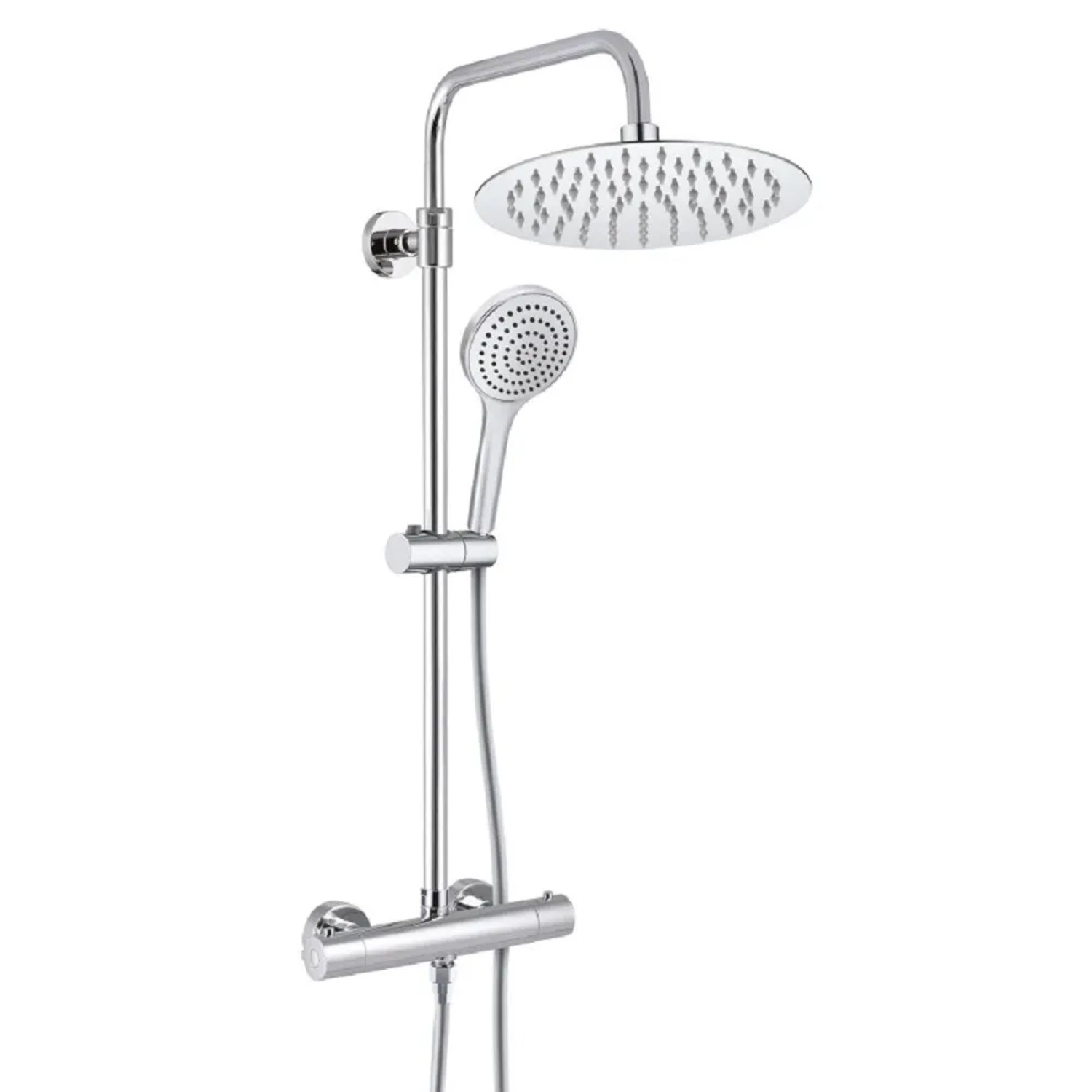 E-shop Rubineta Termostatický set Thermo-15 OLO s batériou, chróm