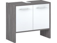 Astor Skrinka pod umývadlo Oslo, 2 dvierka, biela/sivá, 62 x 55 x 28 cm