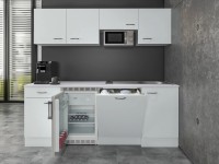 Flex-Well Kuchyňa Wito 210 cm/typ 3 - chladnička/mikrovlnka/umývačka