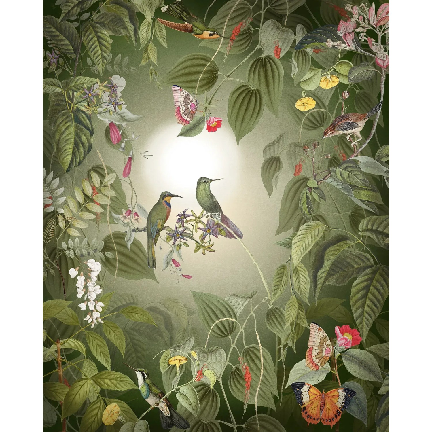 E-shop Komar Vliesová fototapeta Wildlife Birds 200 x 250 cm