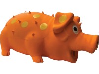 Vitakraft Hračka pre psov prasa so zvukom oranžovej, 14 cm