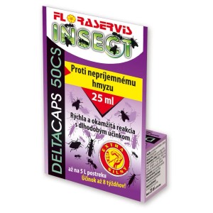 FLORASERVIS Insekticíd DELTACAPS 50CS proti lezúcemu a lietaj. hmyzu, 25 ml