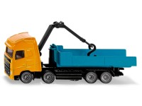 SIKU Kovový model Nákladné auto Volvo s korbou