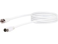 Schwaiger Satelitný pripájací kábel 75 dB 1,5 m F-konektor/IEC konektor Schwaiger Satelitný pripájací kábel 75 dB 1,5 m F-konektor/IEC konektor