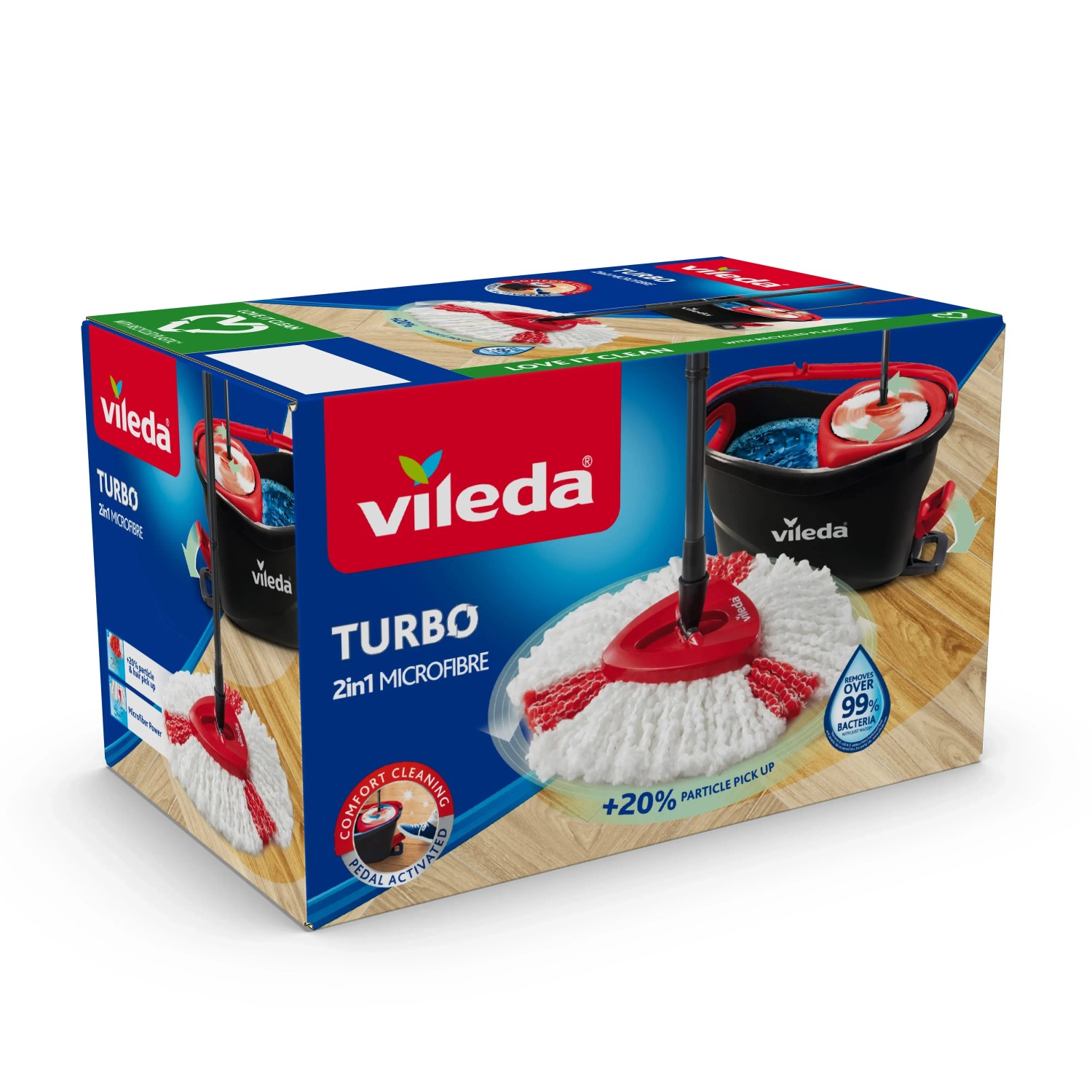 E-shop Vileda Súprava vedra a rotačného strapcového mopu TURBO