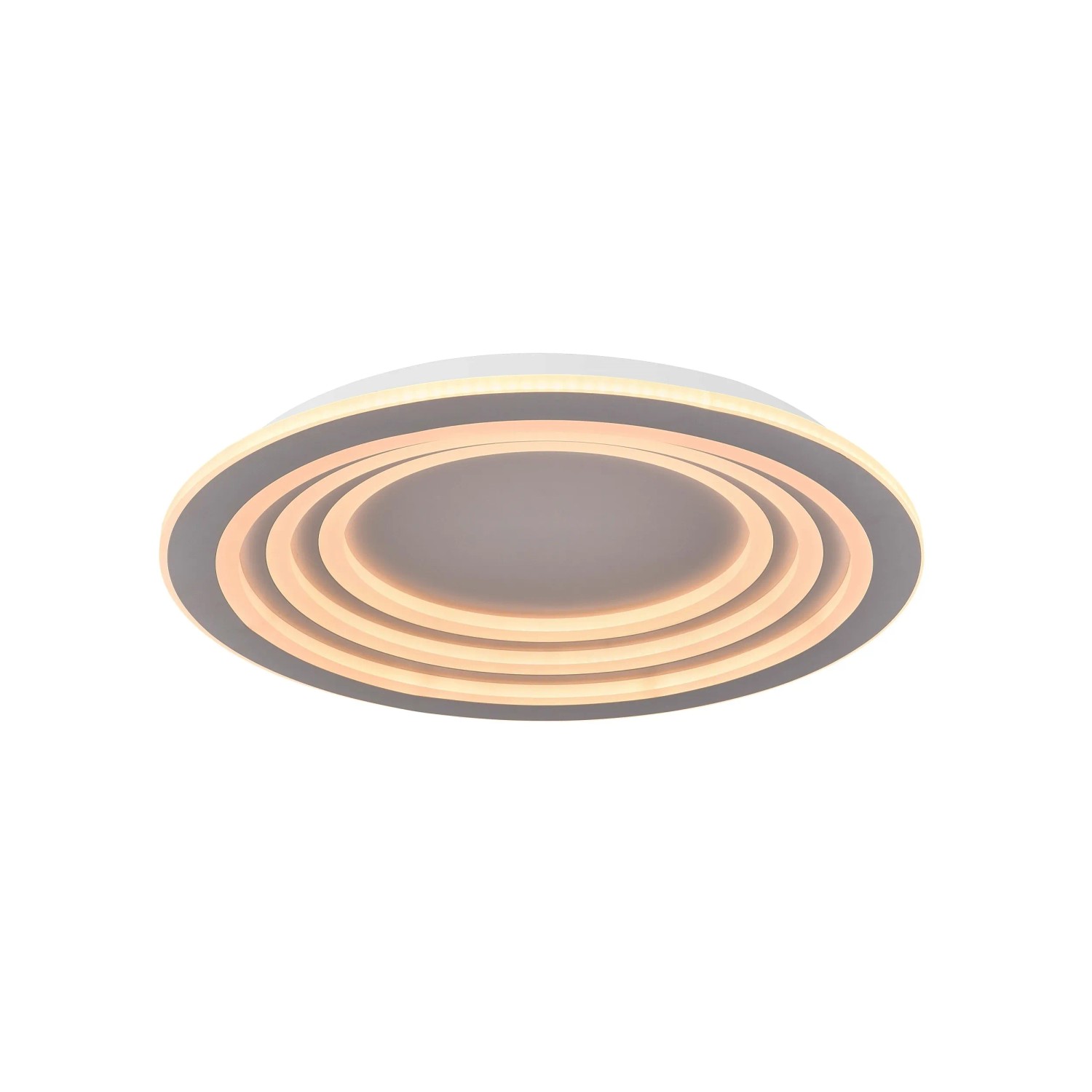 E-shop EURAKLES LED stropné svietidlo URSULA RC 60W 4850lm 3000-6500K biela, pr.48x5 cm