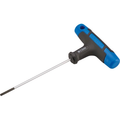 LUX-TOOLS Zástrčný kľúč Hex s T-rukoväťou, 2,5 mm x 100 mm