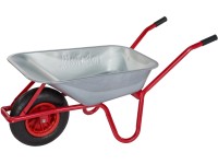 pro-bau-tec Záhradný a stavebný fúrik 10093, nosnosť 160 kg, 85 l, 140x59x59 cm