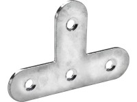 Hettich T-spojka pozinkovaná oceľ, 1 ks, 15 x 40 x 60 mm