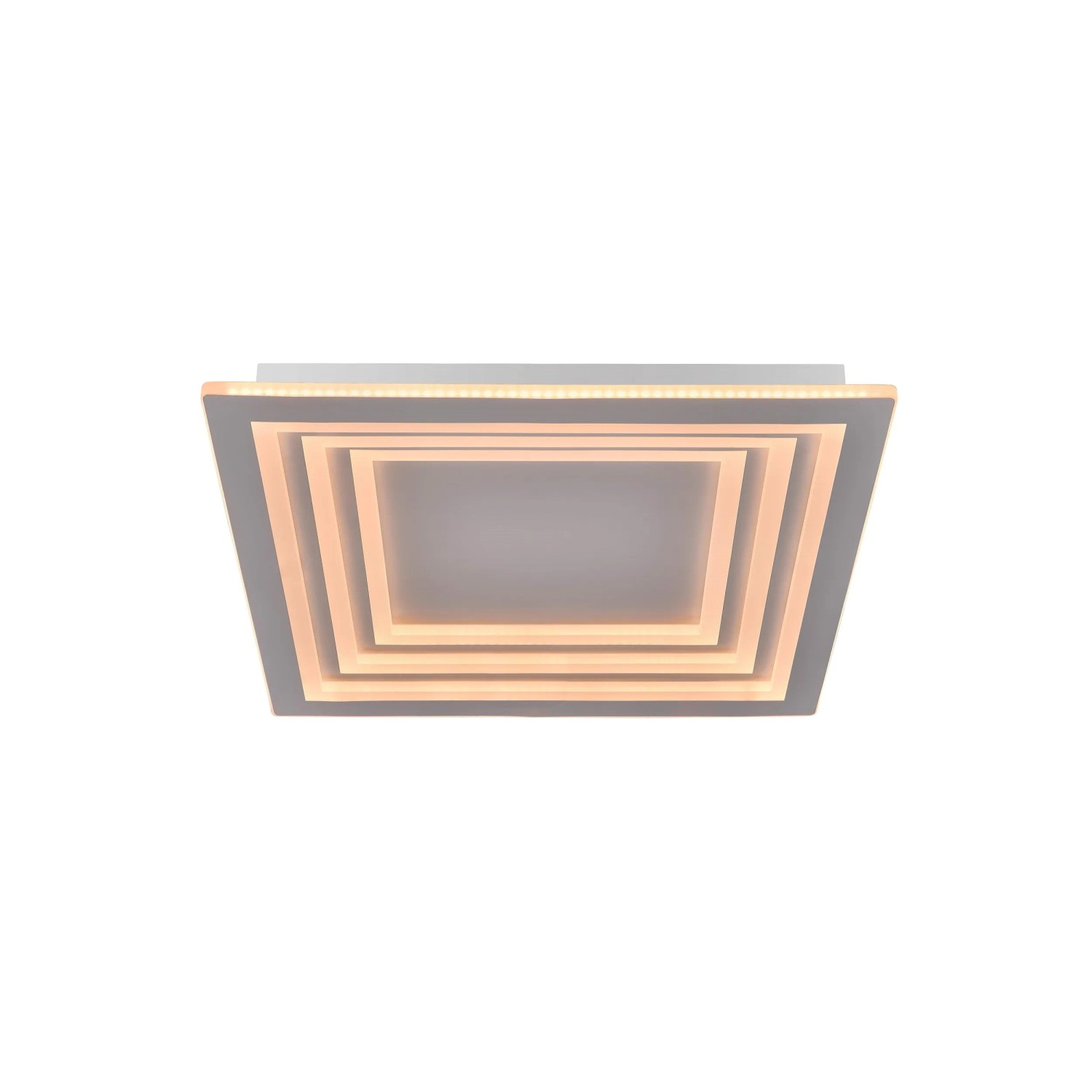 E-shop EURAKLES LED stropné svietidlo CHLOE RC 60W 4970lm 3000-6500K biela, 48x48x5 cm