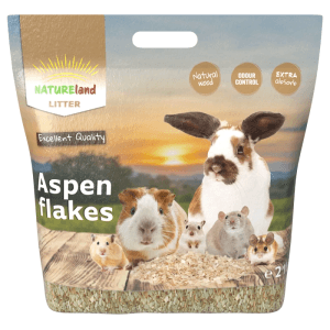 NATUREland LITTER Osikové lupienky - podstielka pre hlodavce 21 l