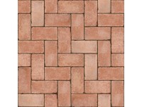 Semmelrock Gramini Dlažba 24,4 x 12,2 x 5 cm tehlová červená