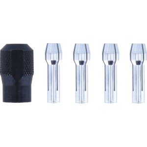 Sada klieštin Dremel 3,2 mm s maticou pre miniatúrne nástroje.