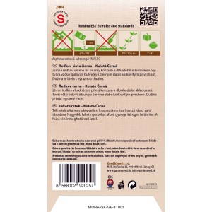 GardenSeed Premium Semienka Reďkev guľatá Čierna