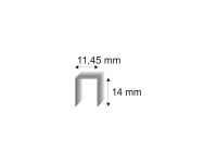 RON Spony čalúnnické 530/14 BL, dĺžka 11,45 x 14 mm, 1000 ks