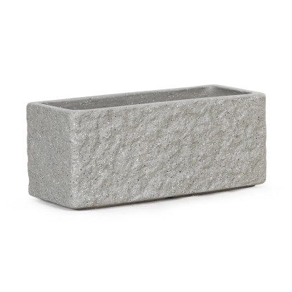 Granite-Light Kvetináč s odtokovým otovorm, 40 x 17 x 17 cm