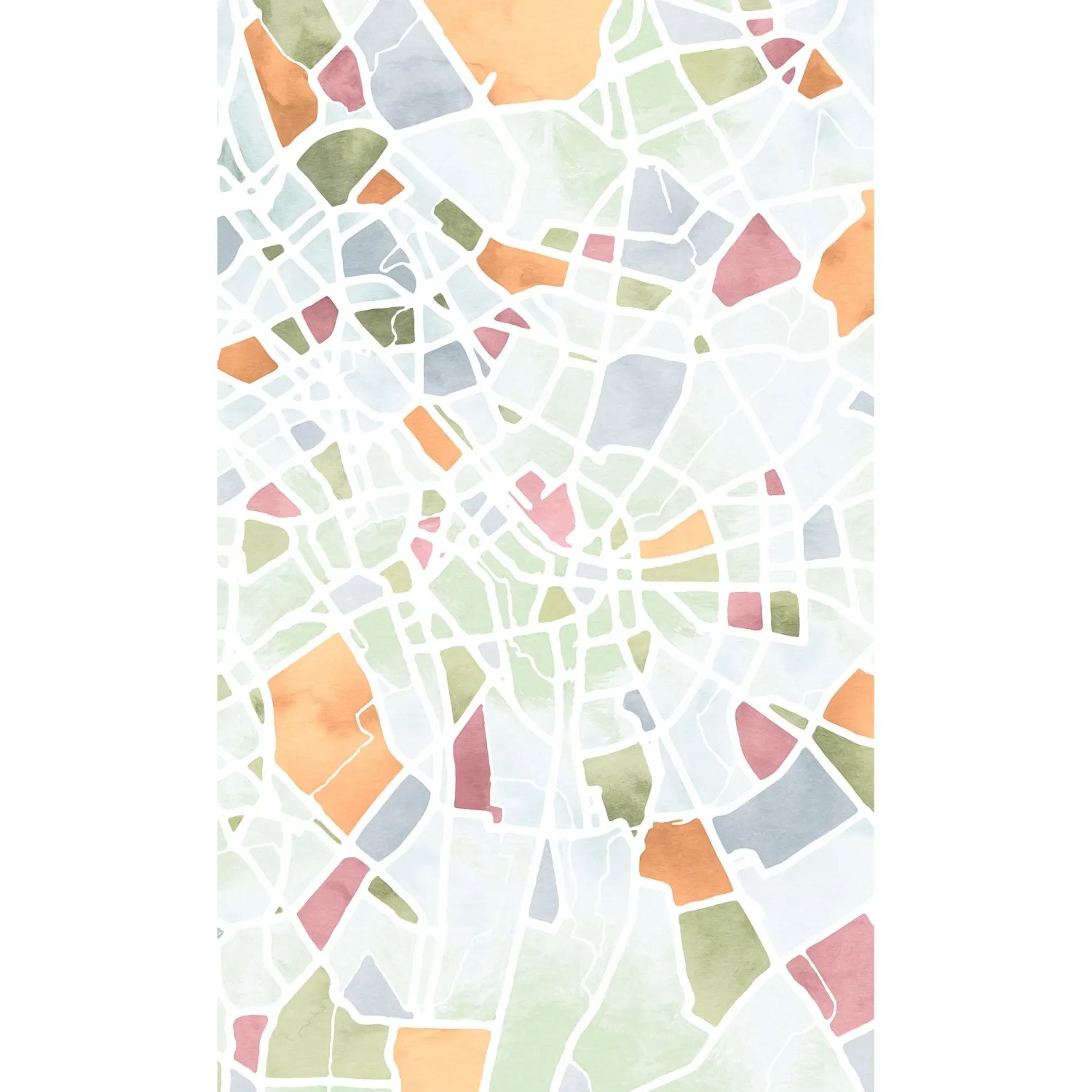 E-shop Komar Vliesová fototapeta City Map 150 x 250 cm