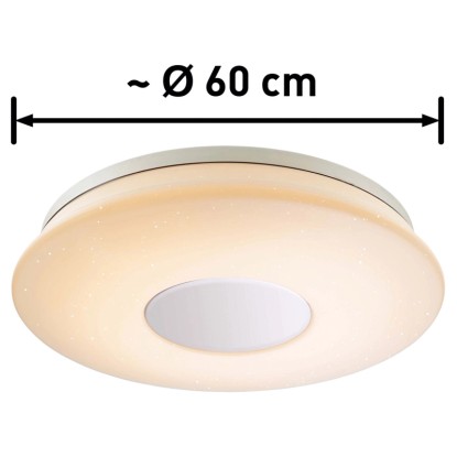 Stropné LED svietidlo hviezdna obloha Silano 60 cm