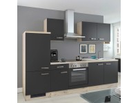 Flex-Well Kuchyňa Lara 220 cm/typ 1 - chladnička/rúra/varná doska/digestor