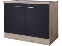 Flex-Well Kuchynská skrinka Lara pod drez, vr. drezu, 100 x 86 x 57,1 cm