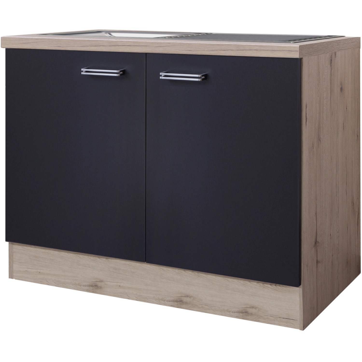 E-shop Flex-Well Kuchynská skrinka Lara pod drez, vr. drezu, 100 x 86 x 57,1 cm
