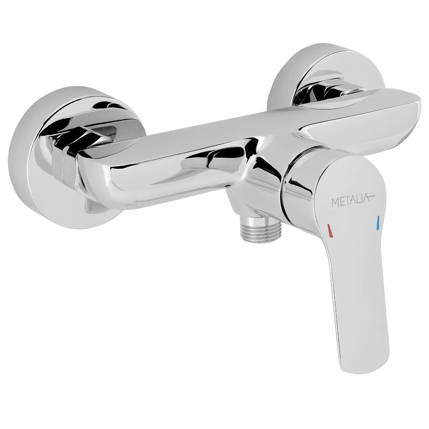 E-shop Novaservis Sprchová batéria Metalia 54 bez prísluš., chróm, 150 mm
