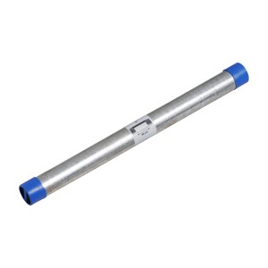Pozinkovaná rúrková vsuvka, dĺžka 400 mm, s vonkajším závitom na oboch stranách (33,3 mm / R 1).