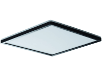 miLEDo Stropné LED svietidlo LED AZPO LED CCT, 17,5 W, IP54, čierna, 30 x 30 cm