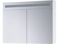 Sanotechnik Zrkadlová skrinka s LED Fiora biela 90 x 17 x 70 cm