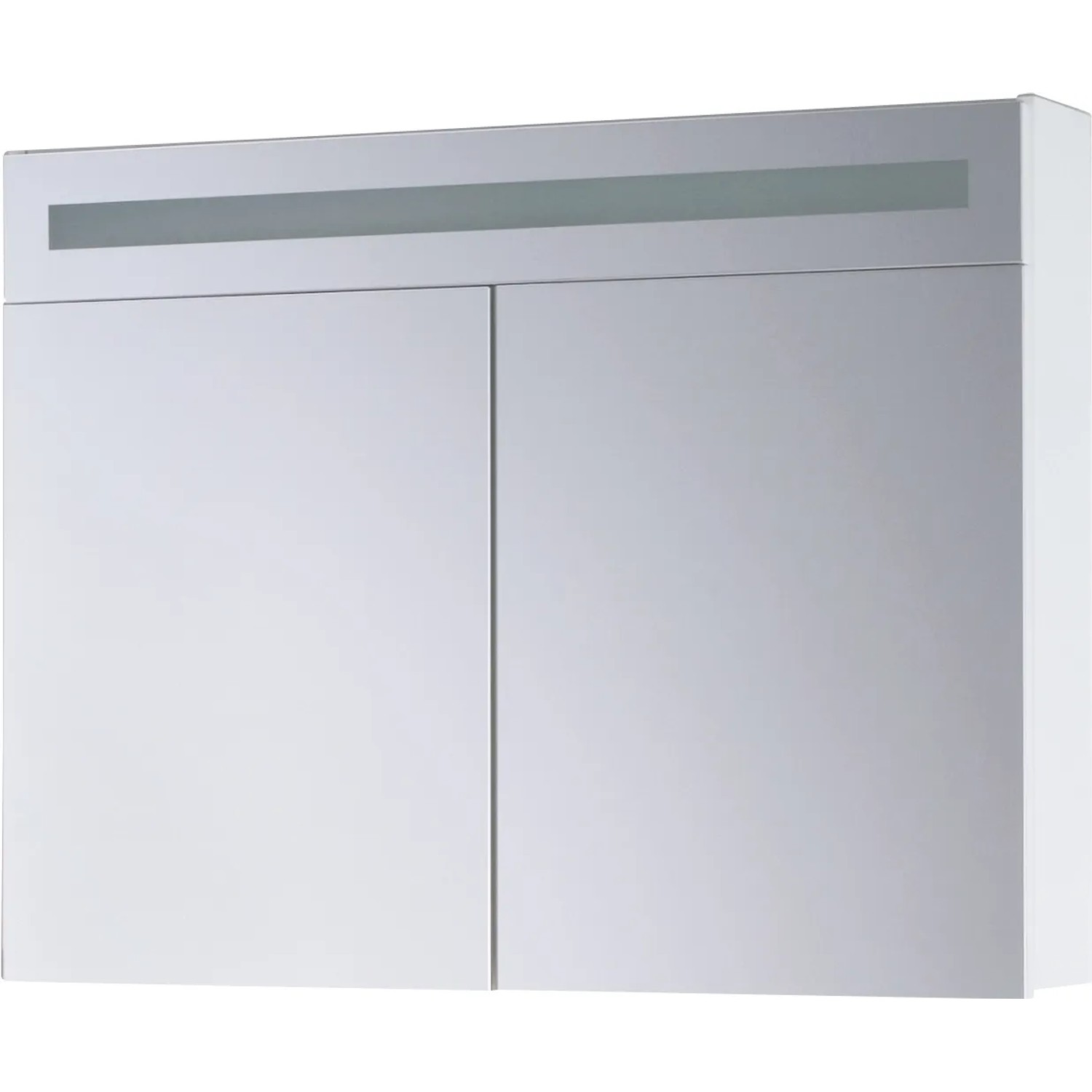 E-shop Sanotechnik Zrkadlová skrinka s LED Fiora biela 90 x 17 x 70 cm