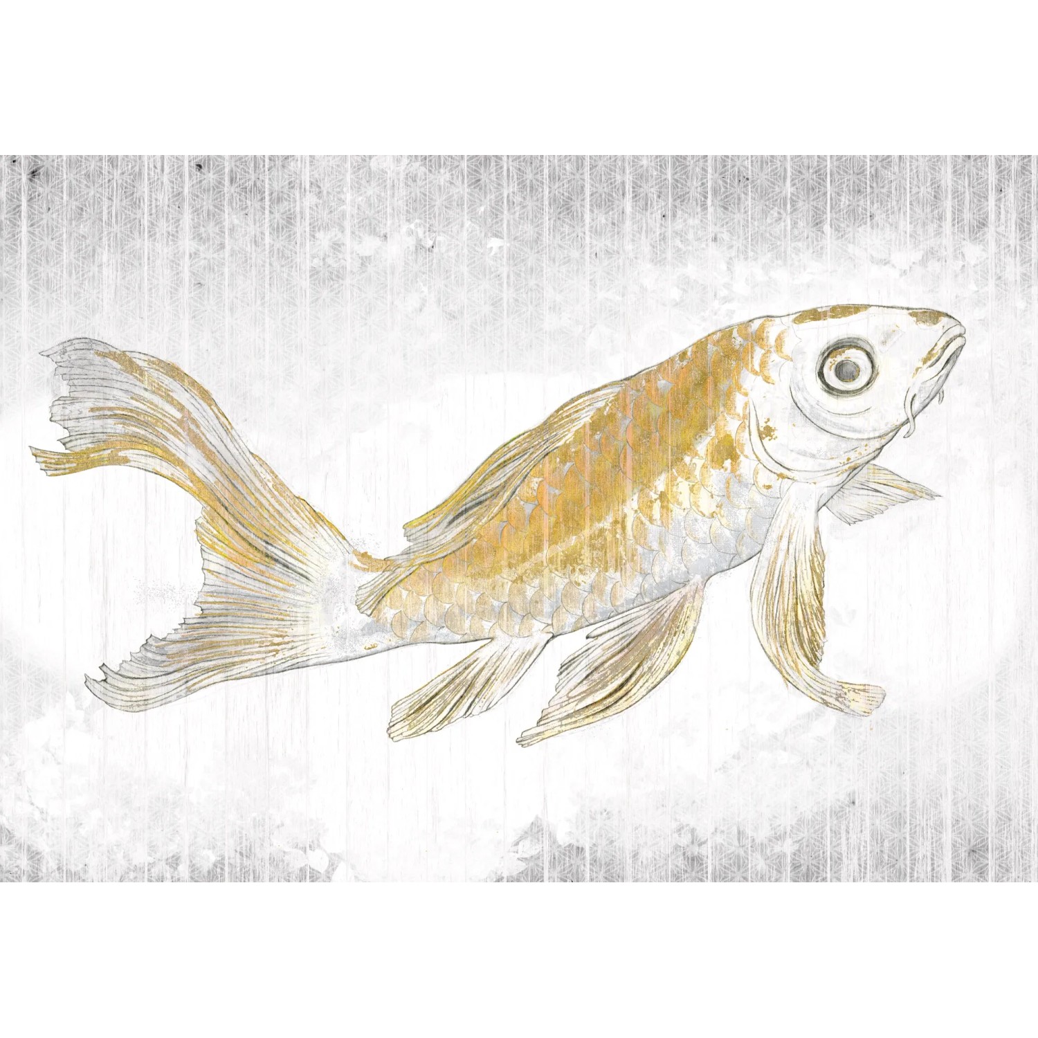 E-shop Komar Vliesová fototapeta Golden Koi 400 x 280 cm