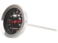 Teplomer na pečenie mäsa s meraním do 120 ° C, nerez / sklo