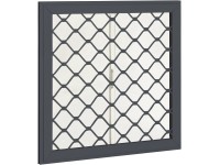 Globel Okno a stenový panel záhradného domčeka súprava 1, antracitová