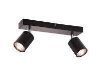 Brilliant LED bodové svietidlo Taio čierne 2xGU10 4,8W 350lm 3000K 13x6x35,5 cm