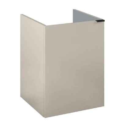 Roca Umývadlová skrinka Cheese 2.0 1D, dymová sivá mat, 58 x 40 x 40,5 cm