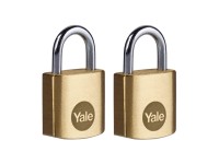 Yale Visiaci zámok Y110B/20/111/2, 3 kľúče, 48,6 x 21,4 x 10 mm, 2 ks