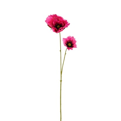 MICA Umelá rastlina vlčí mak fuchsiový 68 cm