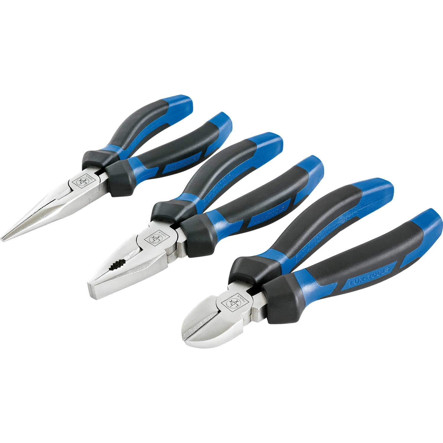 E-shop LUX-TOOLS Súprava klieští 160 mm, 3dielna