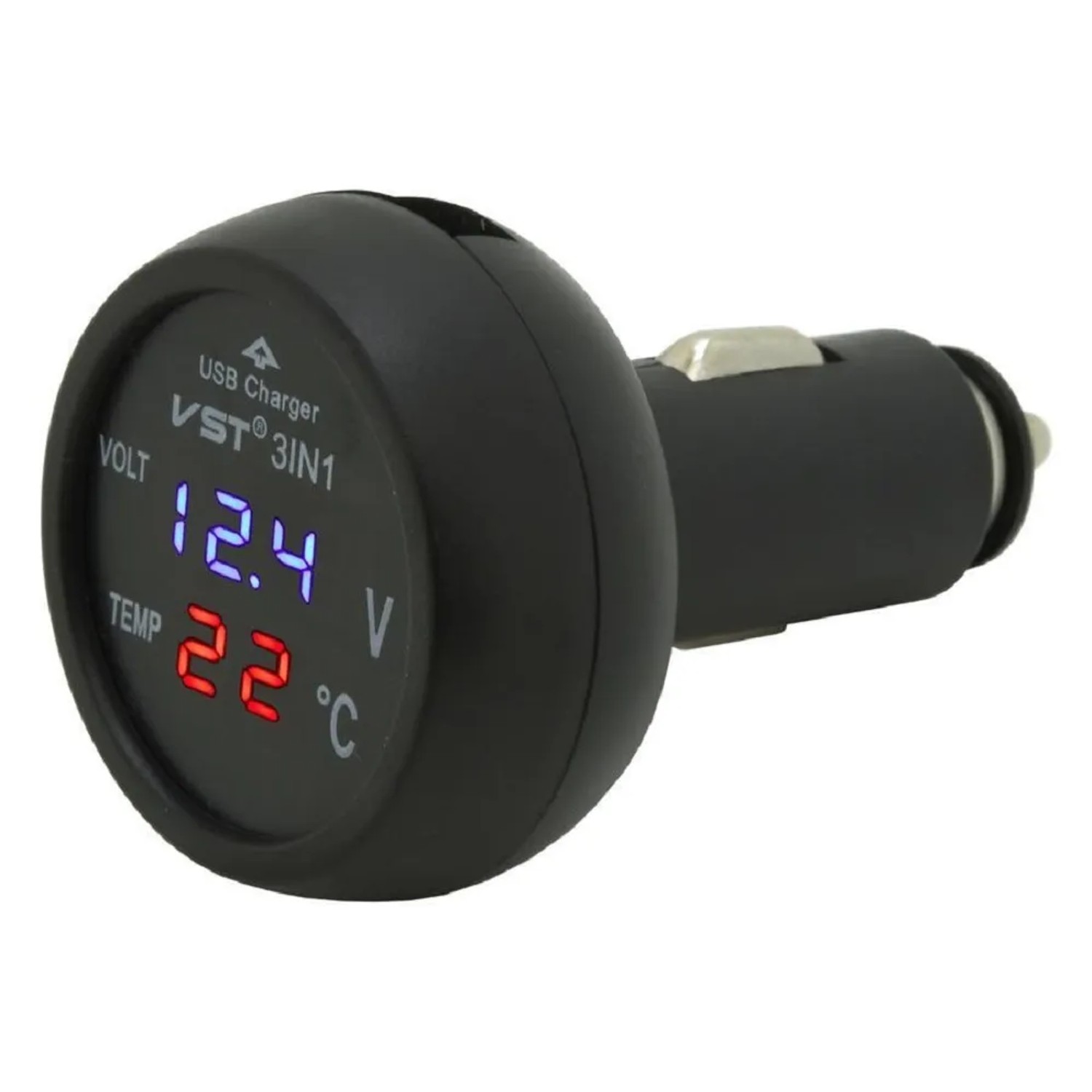 E-shop COMPASS Zástrčka MULTI - USB, voltmeter, teplomer